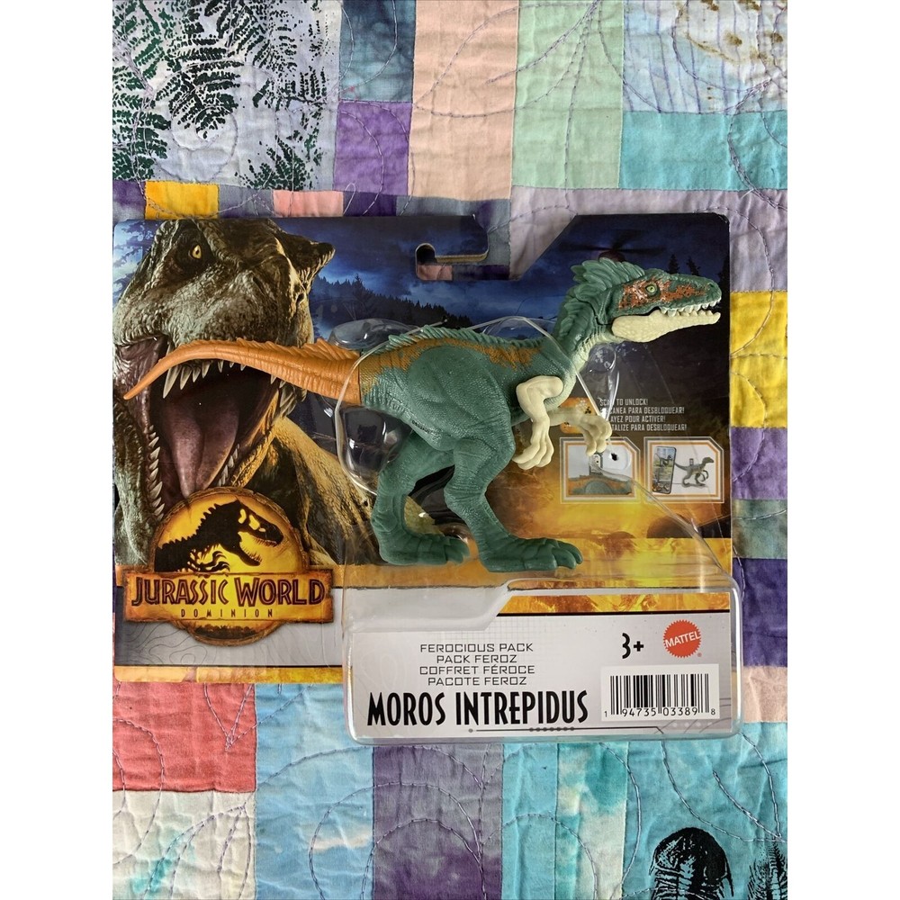 Jurassic World Dominion Moros Intrepidus Ferocious Pack Dino Dinosaur Figure